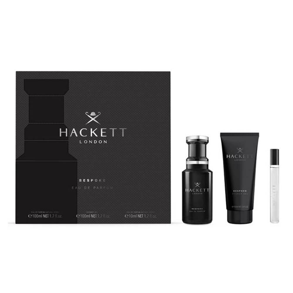 

Hackett bespoke gift set for men edp 100ml+ shave gel 100ml + shower gel 100ml + 10ml ...