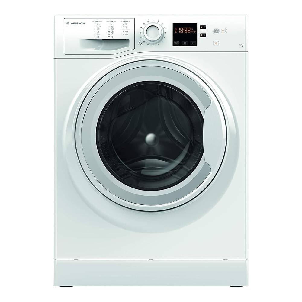 

Ariston front load washing machine, 7 kg, ns703uwgcc- white