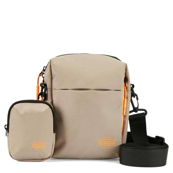 

American tourister crossbody bag, qc9 x 23 002 - taupe