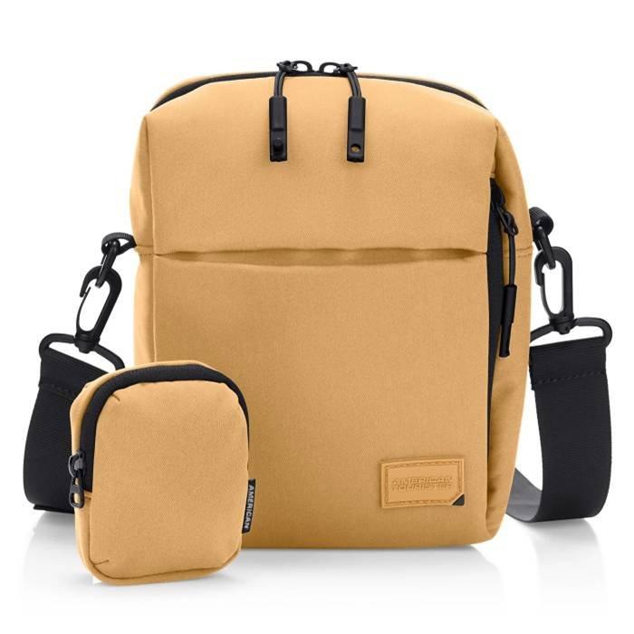 

American tourister crossbody bag, qc9x17 005 - mustard