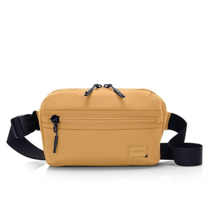 

American tourister waist bag, qc9 x 17 008 - mustard