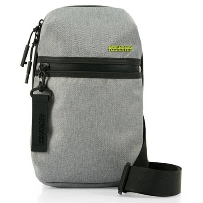 

American tourister sling bag, qc9 x 28 004 - gray