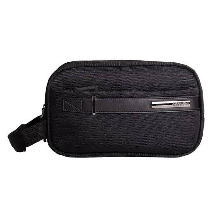 

American tourister nobleton clutch bag, dr4x09007 - black