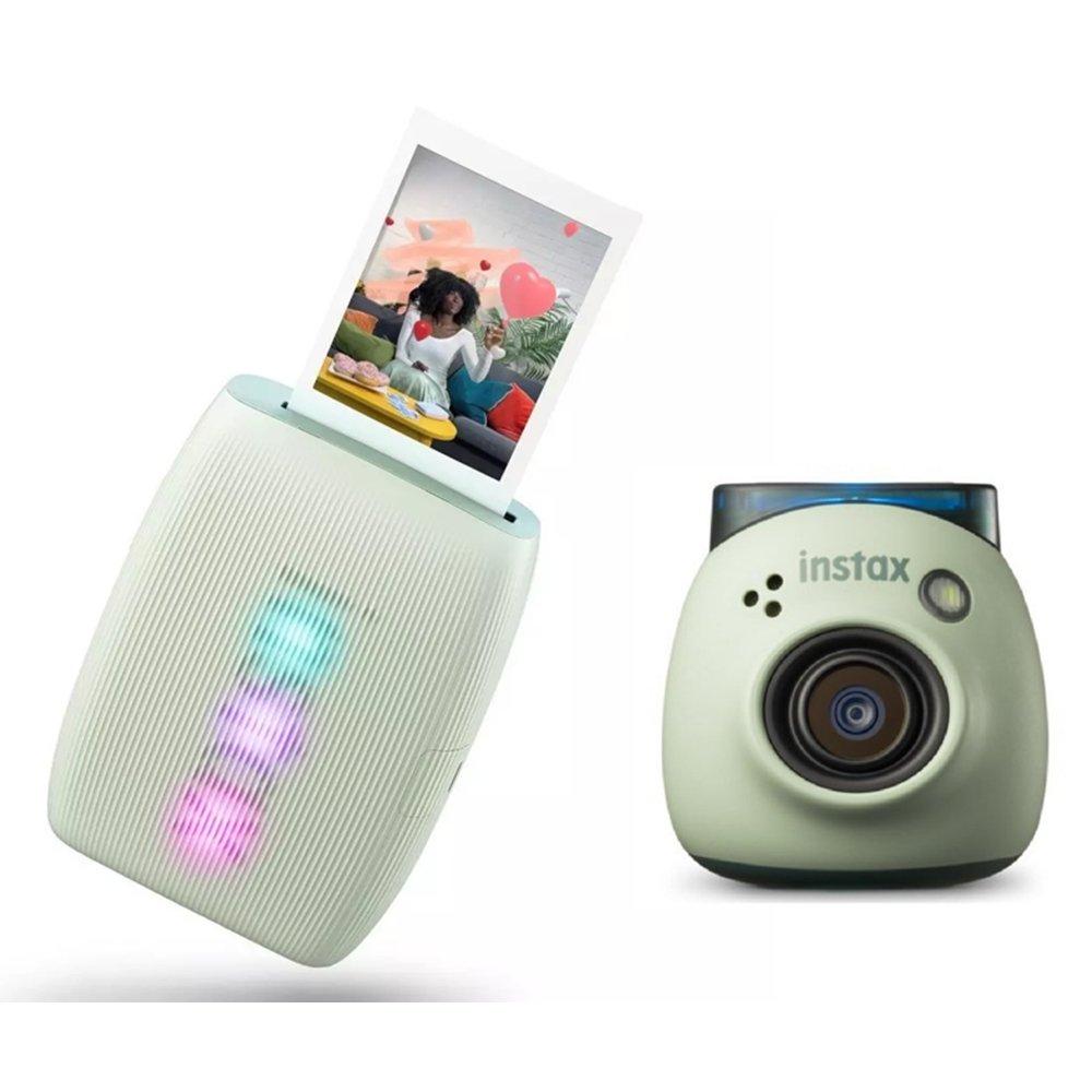 

Fuji instax mini link 3 instant photo printer + pal digital camera - green