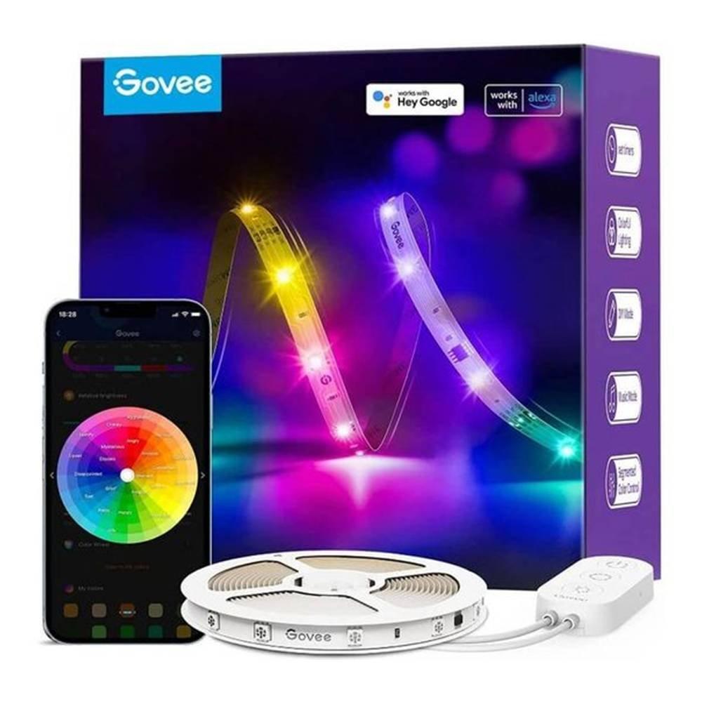 

Govee basic wi-fi + bluetooth led strip lights, 10m length, h618c - rgbic