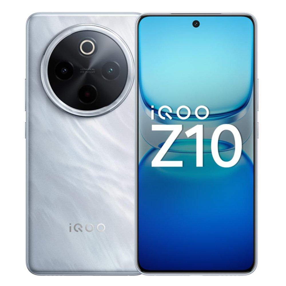 

Vivo iqoo z10 5g phone, 256gb, 12gb, 6. 77” – glacier silver