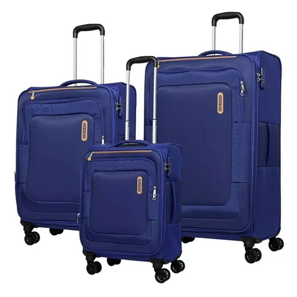 

American tourister duncan hard trolley luggage set of 3, 55+68+83cm, fl8x411093p - navy