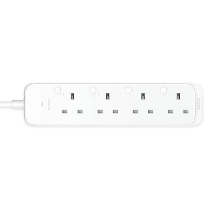

Tp link tapo smart wi-fi power strip with 4 outlets , p340m - white