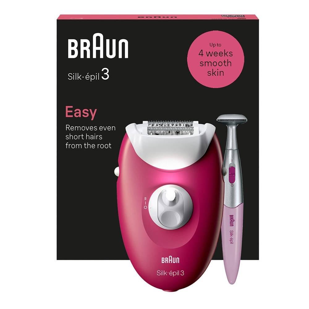 

Braun silk-épil 3 corded epilator, se3-202 - pink