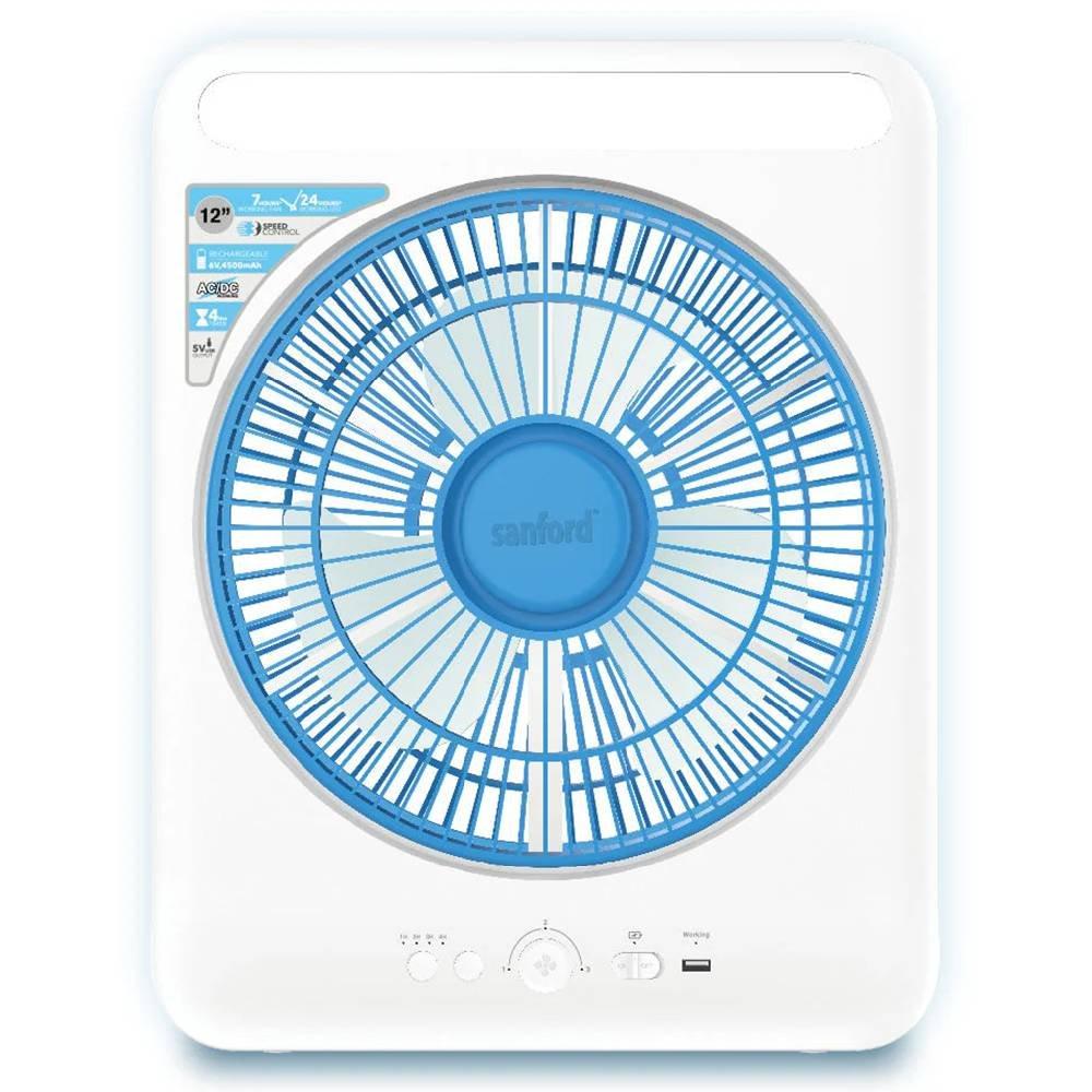 

Sanford rechargeable box fan, 24w, sf919bfn bs - white