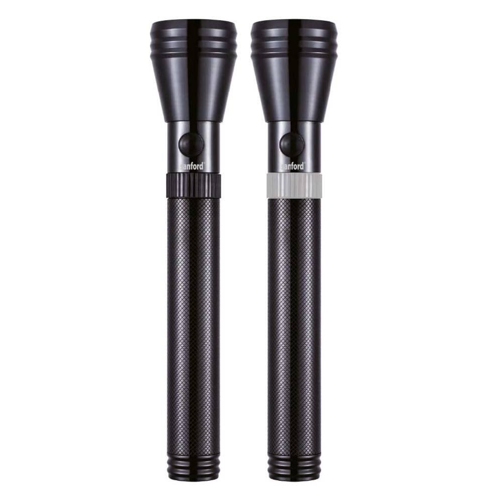 

Sanford rechargeable search light 2pcs, sf6351slc bs – black