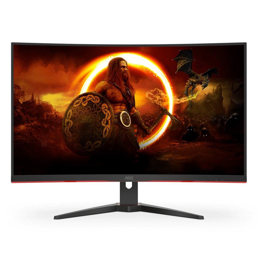 

Aoc 32" fhd 250hz va curved gaming monitor, c32g2ze2/89 - black