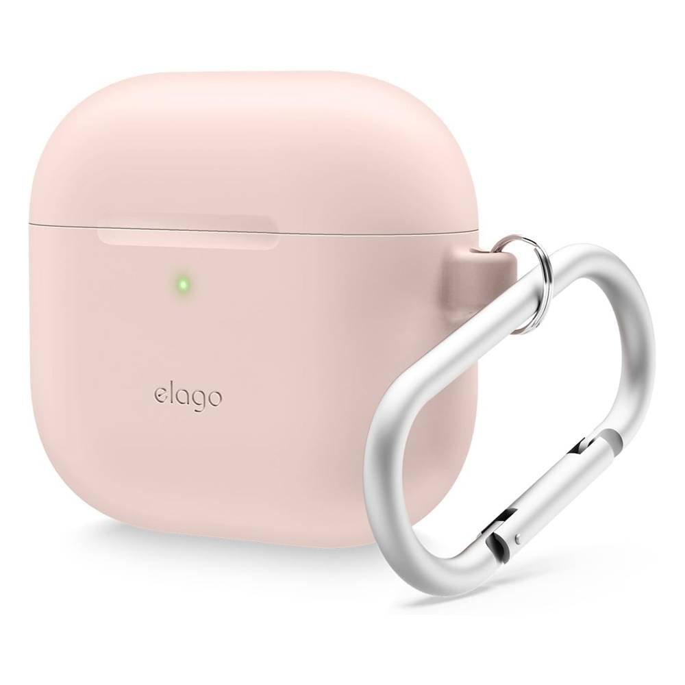 

Elago silicone hang case for airpods 4, eap4sc-hang-spk – sand pink