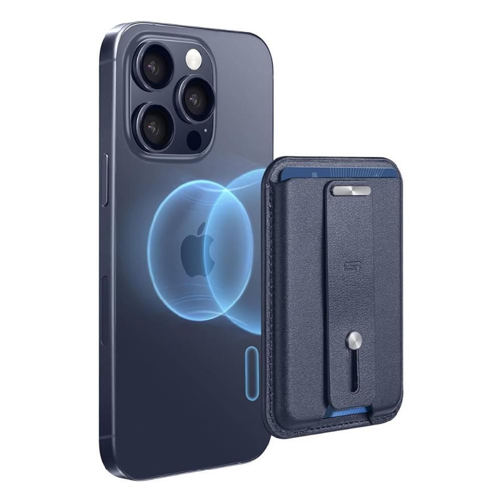 

Esr magsafe leather grip wallet, 2k61204 - dark blue