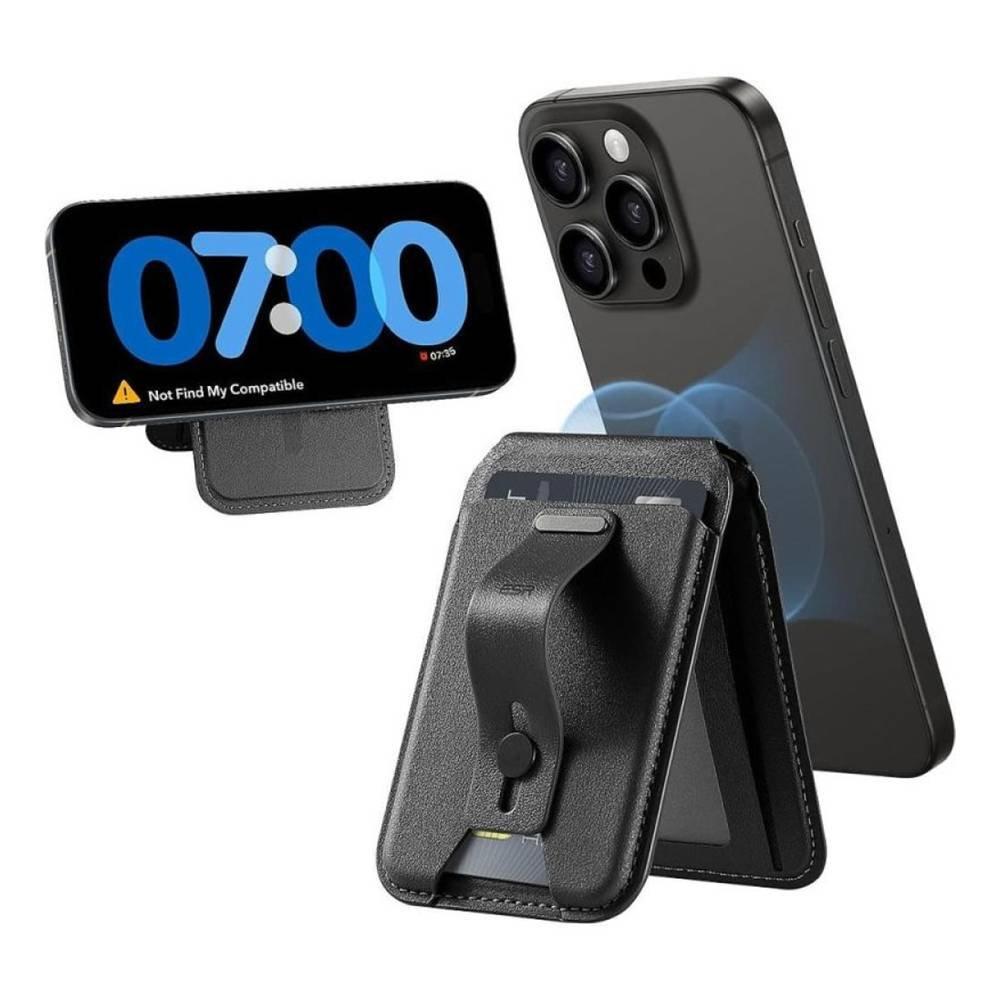 

Esr magsafe grip wallet stand, 2k61601 - black