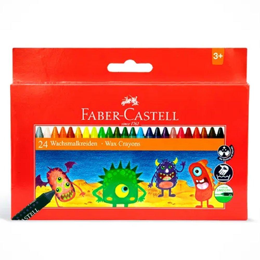 

Faber-castell triangular 90mm grip wax crayon, set of 15 colors, fcin120053