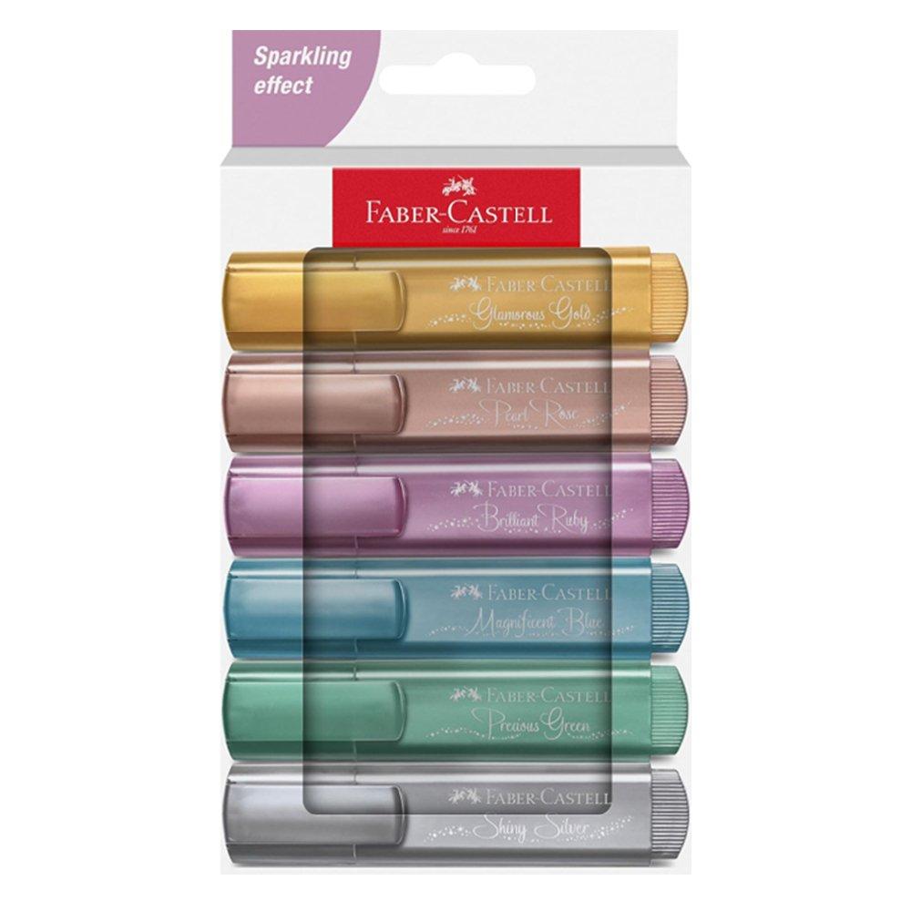 

Faber-castell highlighter set of 6, metallic colors, fc254676