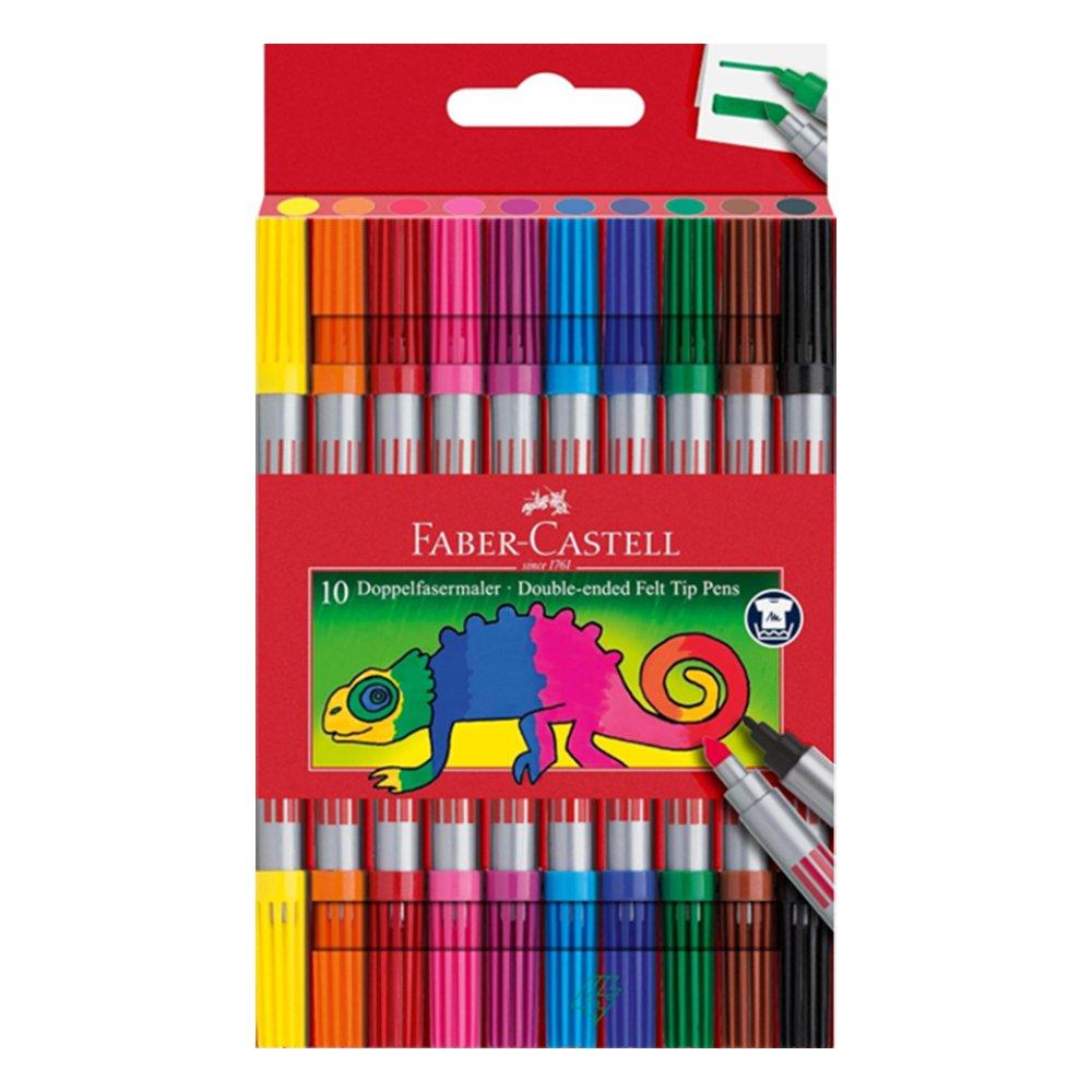 

Faber castell plastic double-ended felt tip pen (pack of 10), fc151110