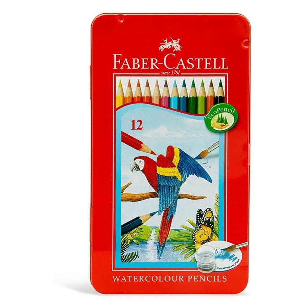 

Faber-castell water color pencil 12clr metal case flat, fci115913
