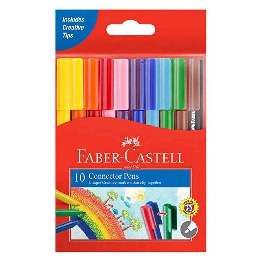 

Faber-castell felt-tip connector pens, 10 colors, fci11150 – multicolor