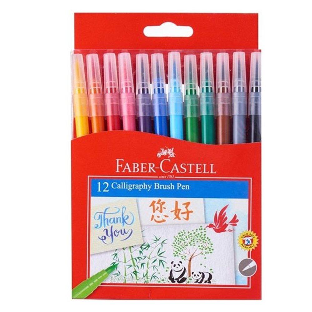 

Faber-castell 12 calligraphy brush pen, fci551512 – multicolor