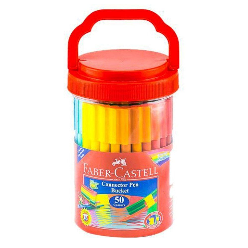 

Faber-castell connector pen bucket set, 50 colors, fci111500-50 – multicolor