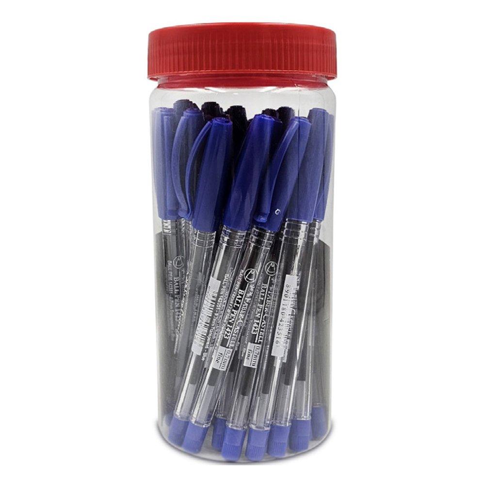 

Faber castell ball pen (pack of 25) lightweight, fcin646610 - blue