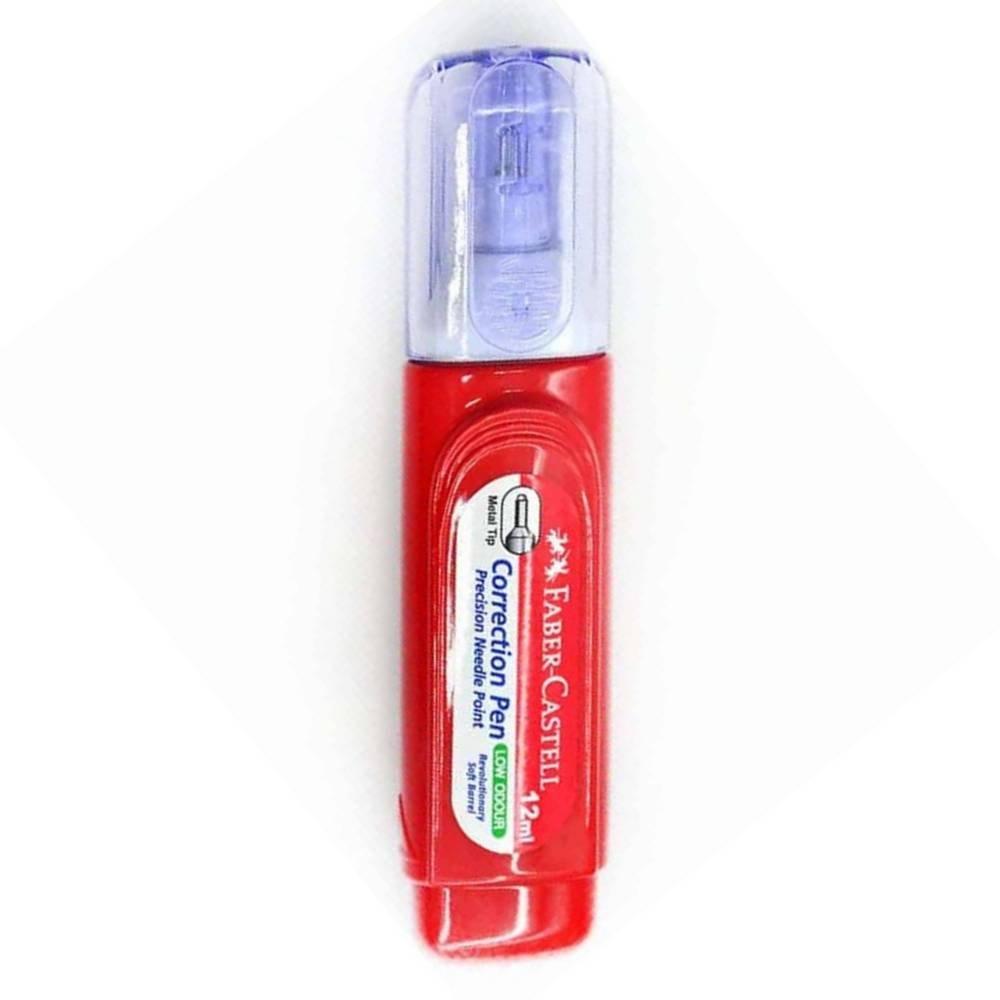 

Faber castell correction pen metal tip,12ml - fcpyl-10