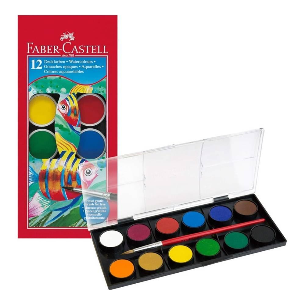 

Faber castell watercolor paint pan, 12 color - fc183801