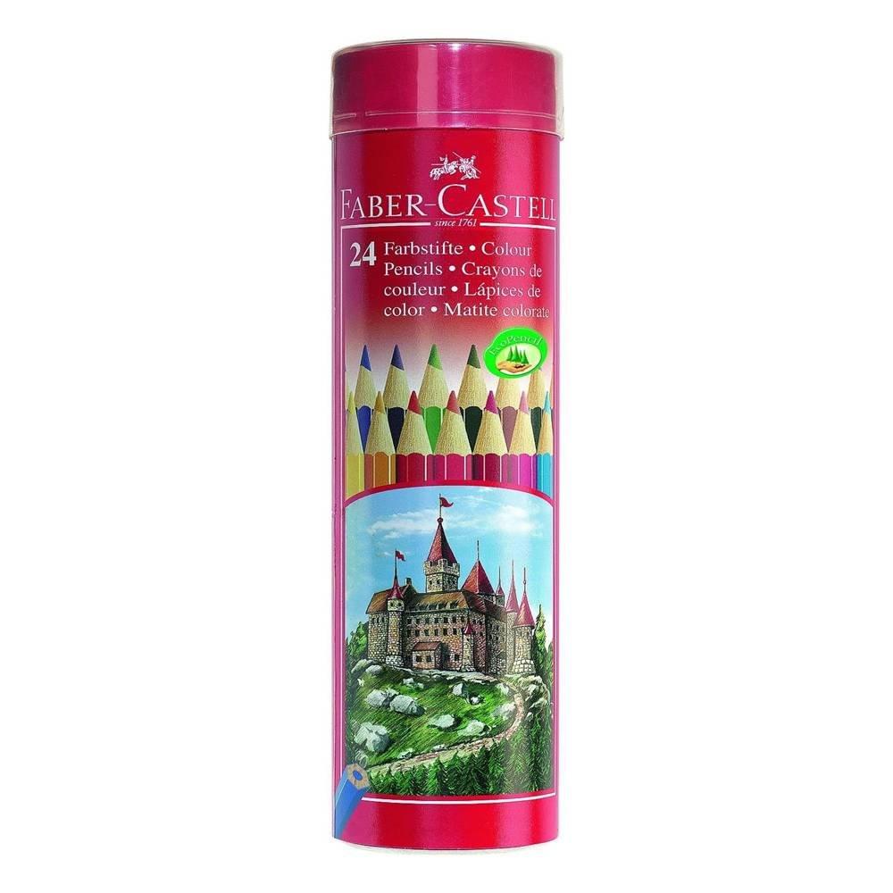 

Faber castell classic color pencils in round tin , 24pc, fci115827- multicolor