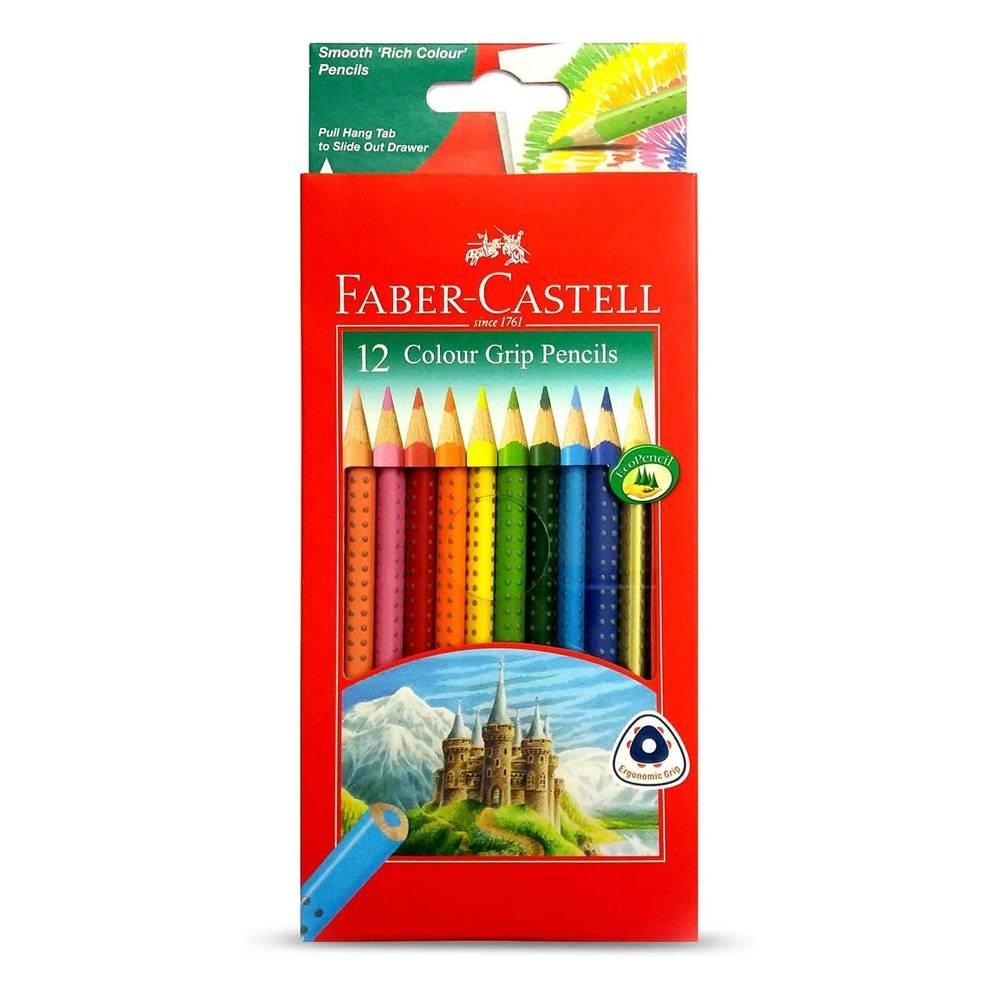 

Faber castell color grip pencils box , 12pc, fci116252- multicolor