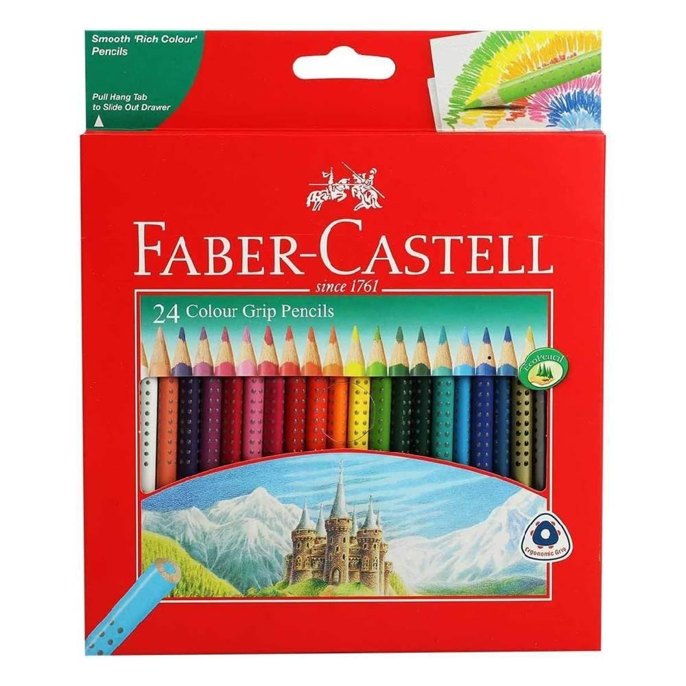 

Faber castell color grip pencils box , 24pc, fci116252- multicolor