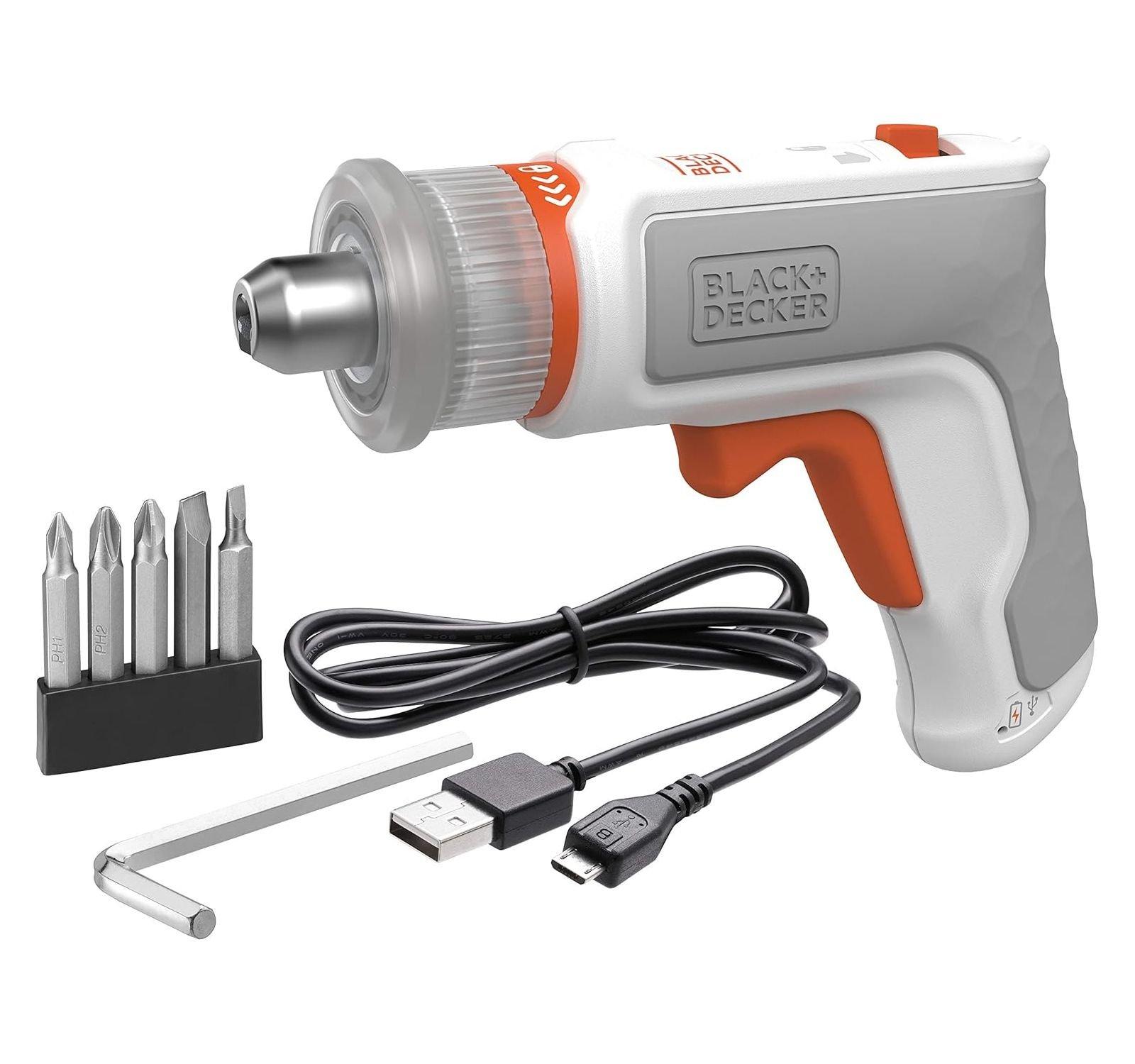 

Black+decker cordless universal hexdriver, bcrta01-b5