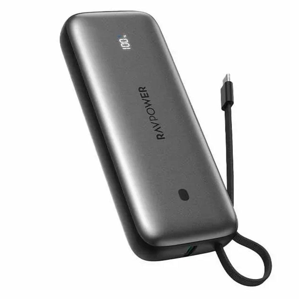 

Ravpower 35w 20,000mah power bank with 3 ports, rp-pb1224 pro - black