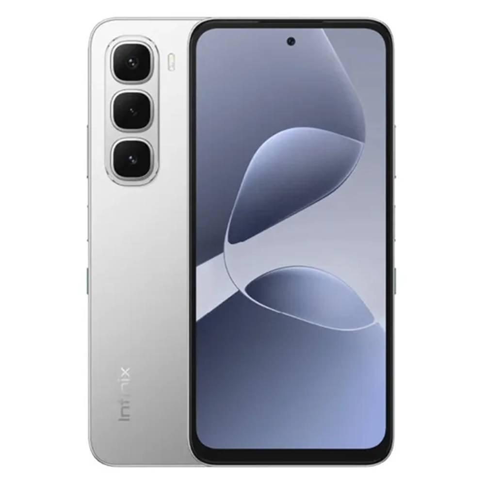 

Infinix hot 60i smart phone, 6. 7-inches, 4 gb ram, 128gb - silver