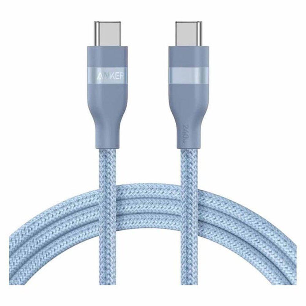 

Anker usb-c 1. 8m cable, 240w, a82e2h32 - blue