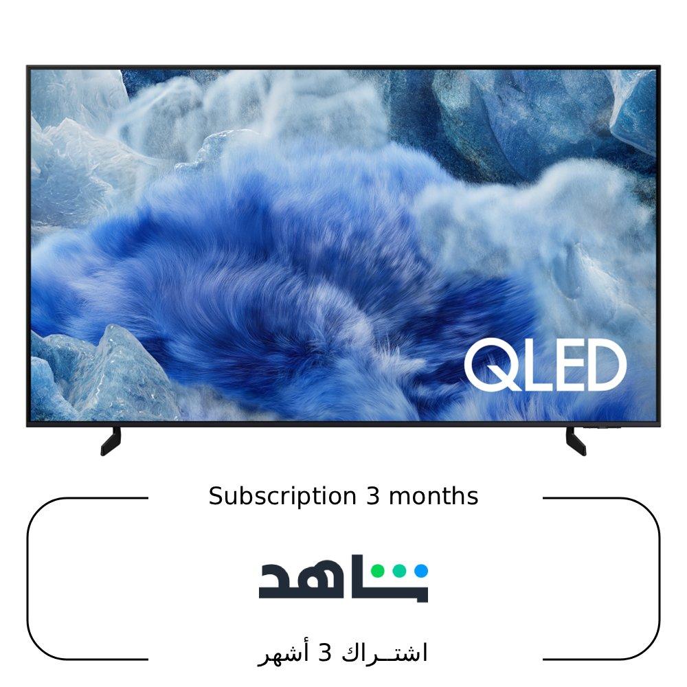 

Samsung 75" qled 4k smart tv, qa75q8faauxzn - black