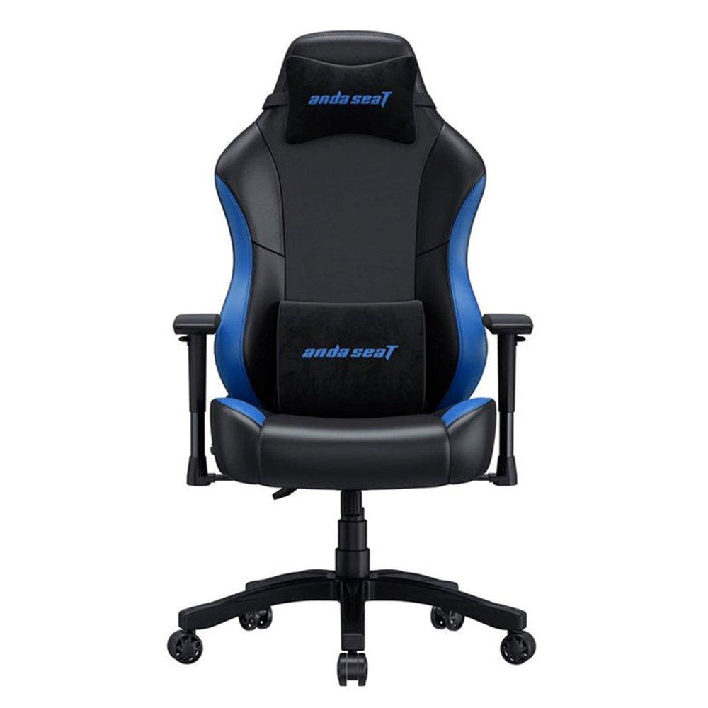 

Andaseat luna large leather gaming chair, ad18-48-bs-pv - black/blue