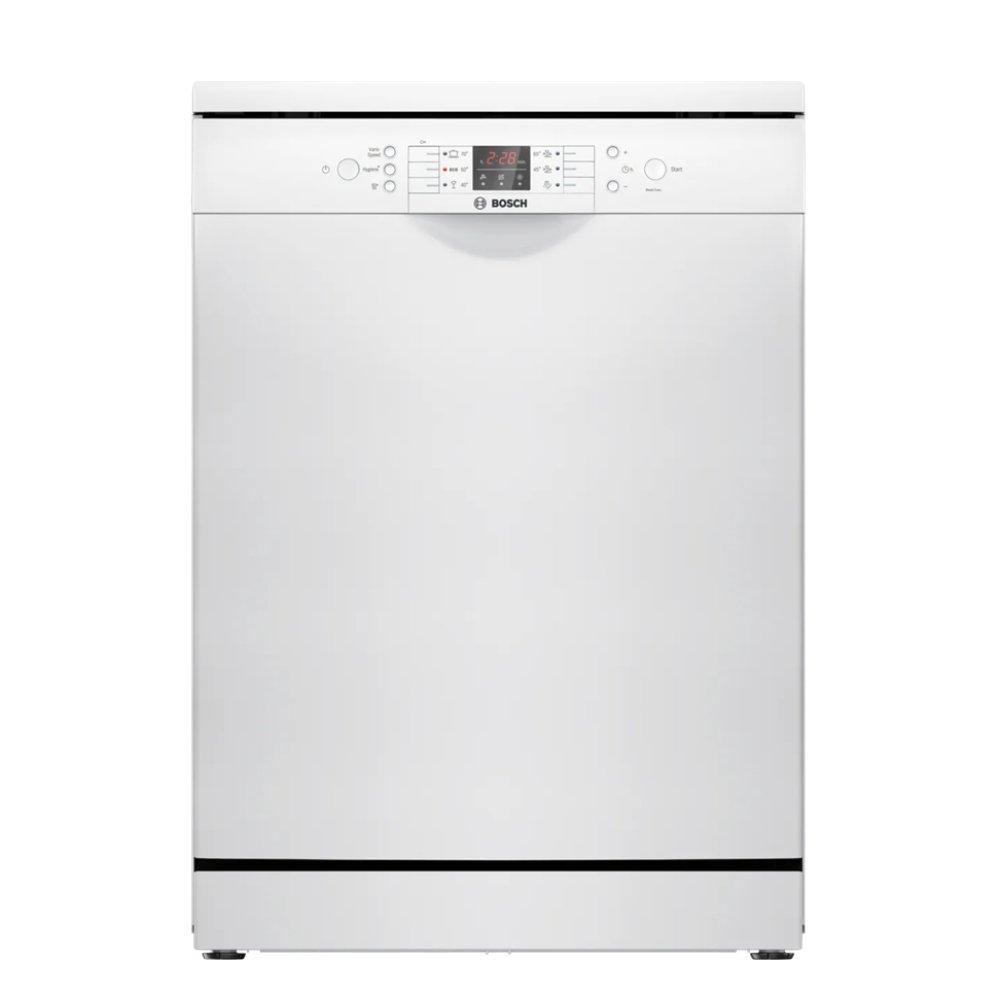 

Bosch freestanding dishwasher, 6 programs, 12 place settings, sms26aw00m - white