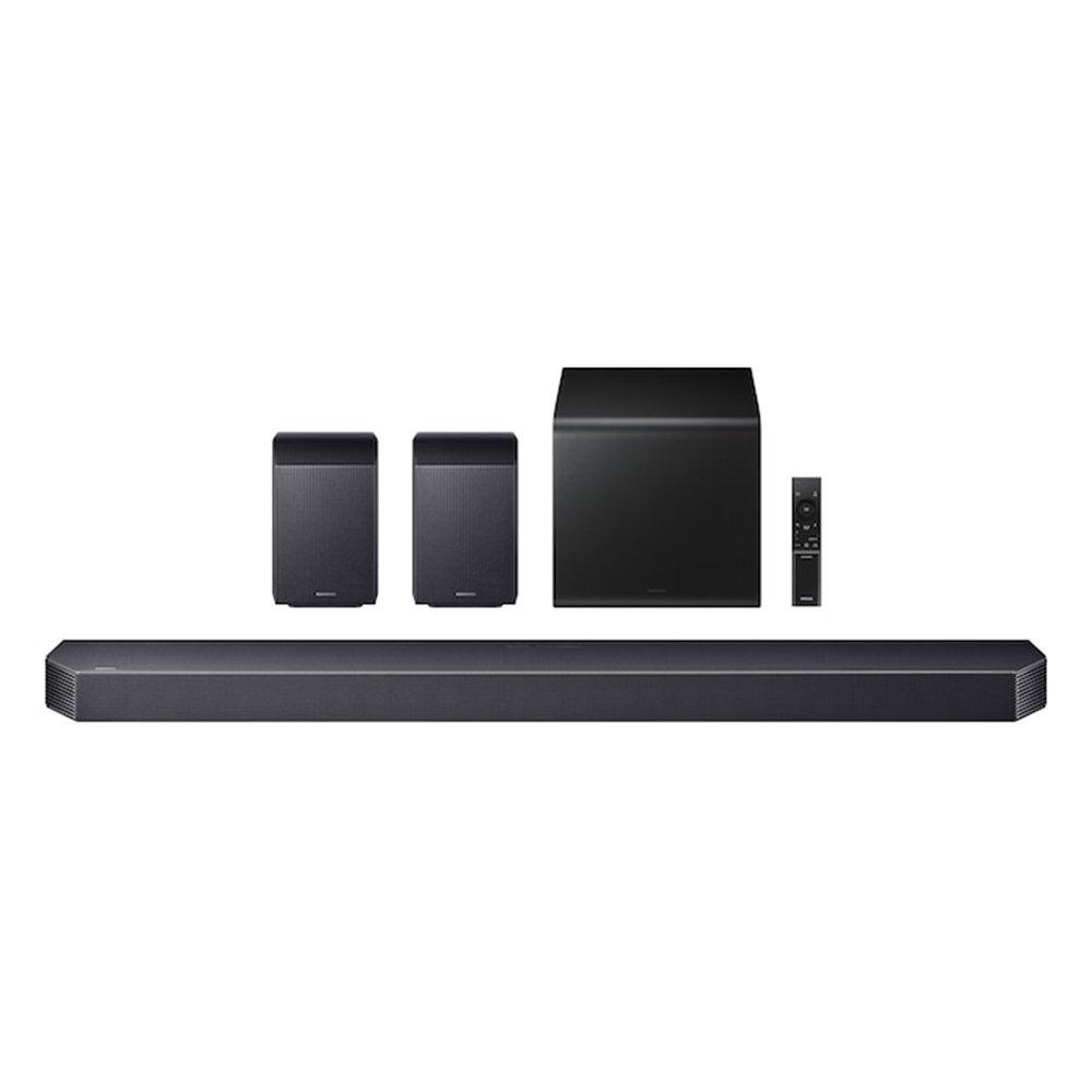 

Samsung q-series soundbar 9. 1. 4 ch subwoofer & rear speaker, hw-q930f/zn - black