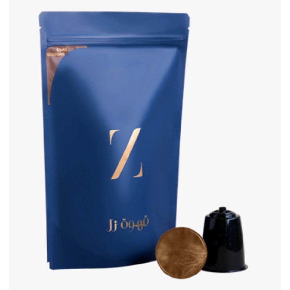 

Zill 6 coffee capsules bag with milk derivatives, ghamjah