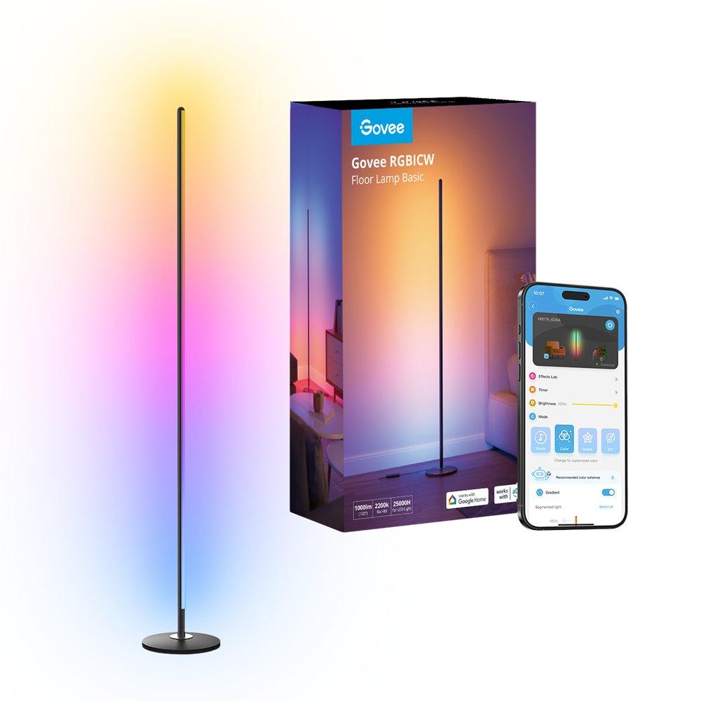

Govee rgbicw smart corner floor lamp, h8076 – black