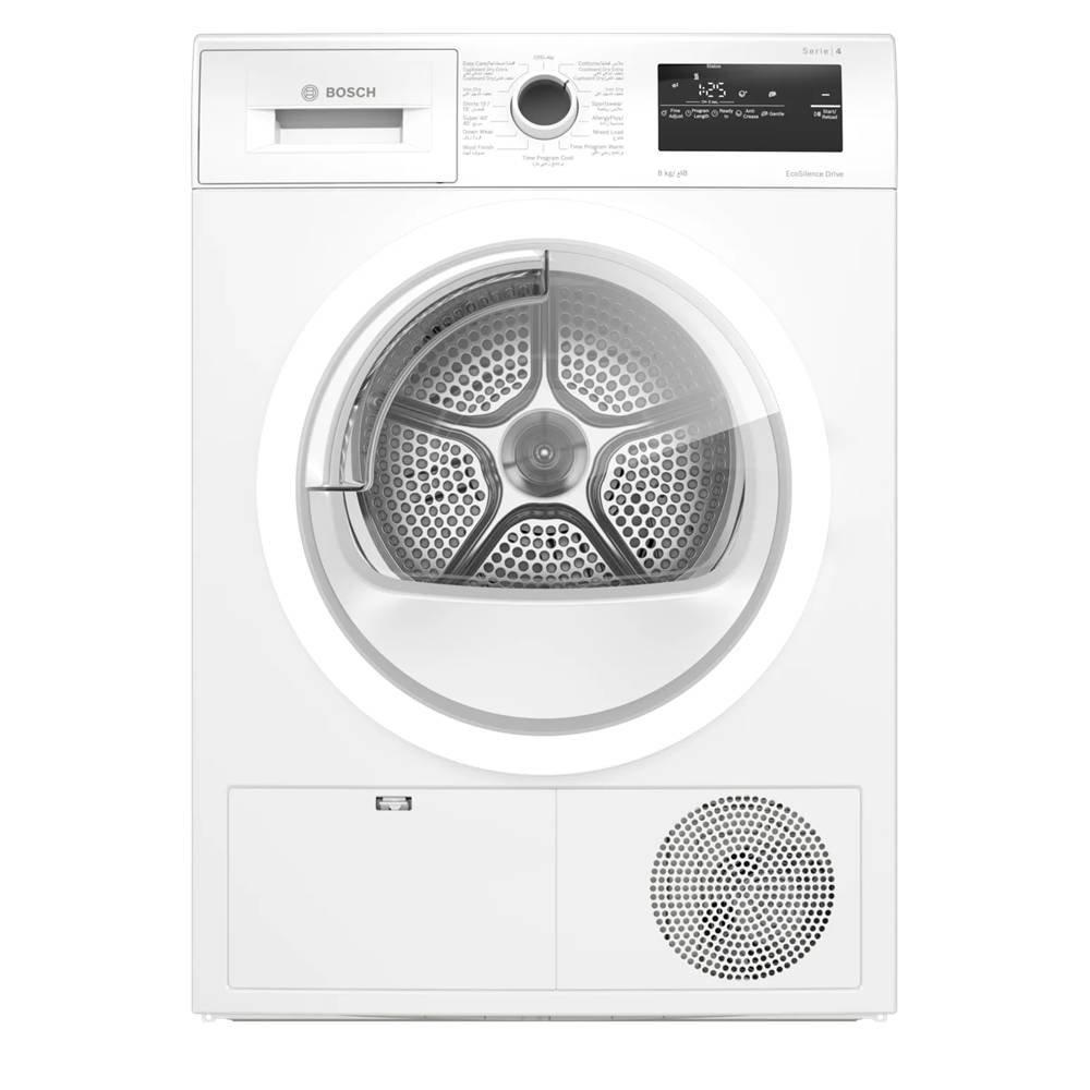 

Bosch front load condenser tumble dryer, 8kg, wtn86201gc – white