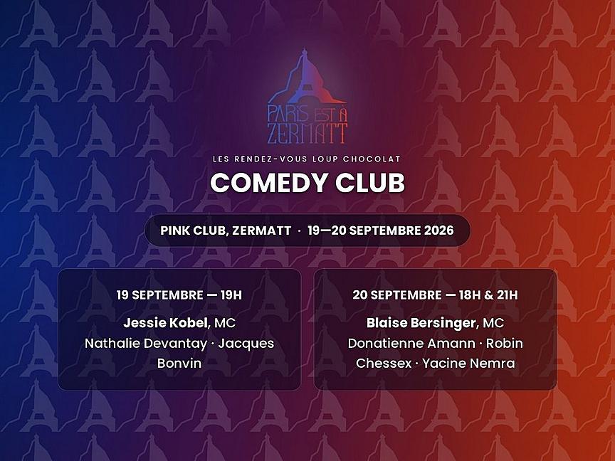 COMEDY CLUB au PINK CLUB (Unique Hotel Post)