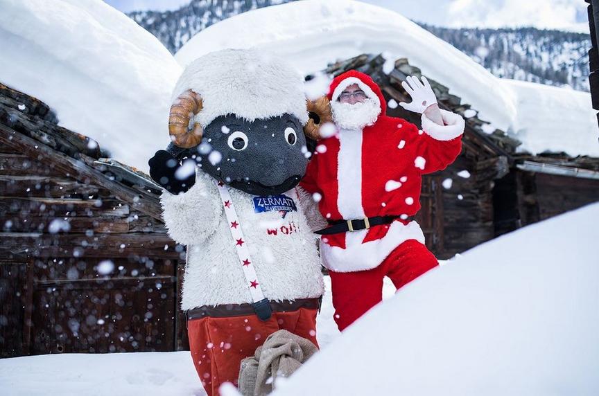 Wolli and St Nicholas in Zermatt