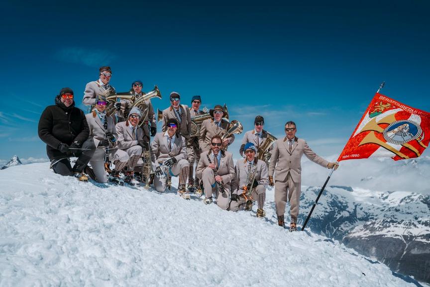 Sommerkonzert der Bergführermusik Zermatt