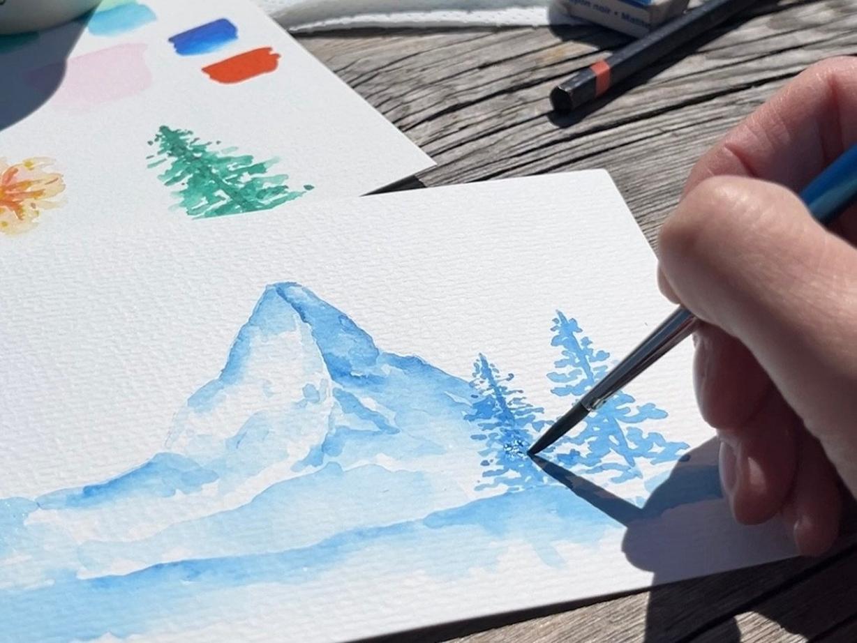 Aquarell-Workshop im Freien