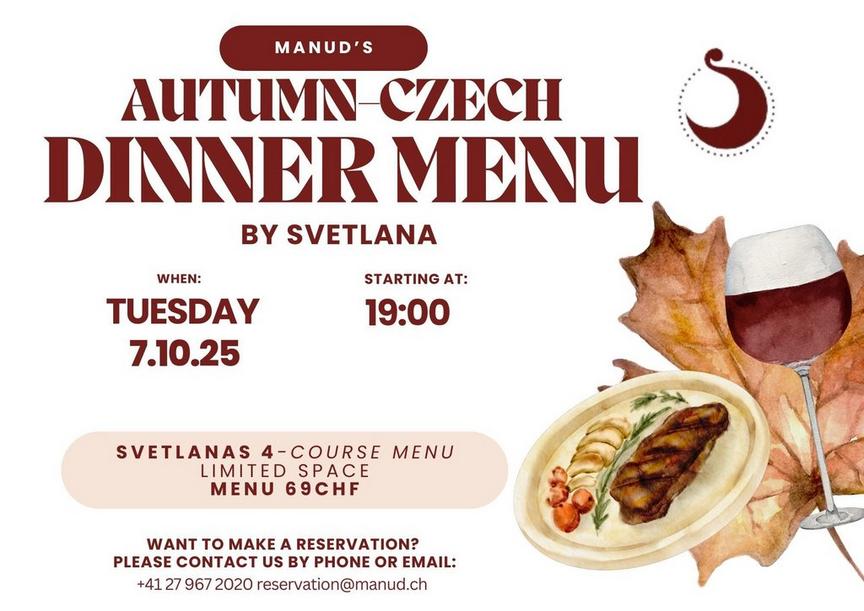 Autumn-Czech Dinner Menu