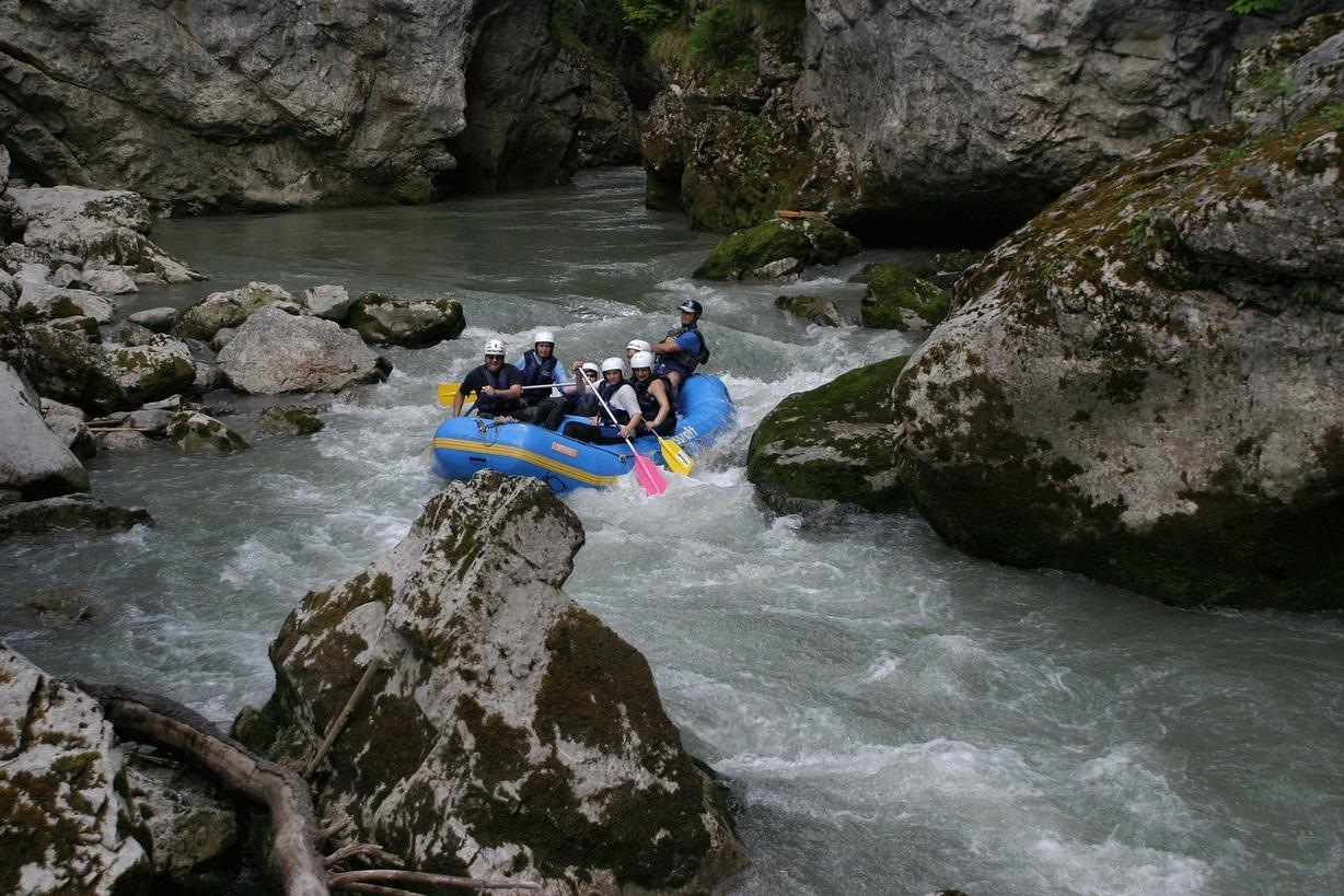 Rafting auf der Vispa + Rhône + Grill - ganztägig