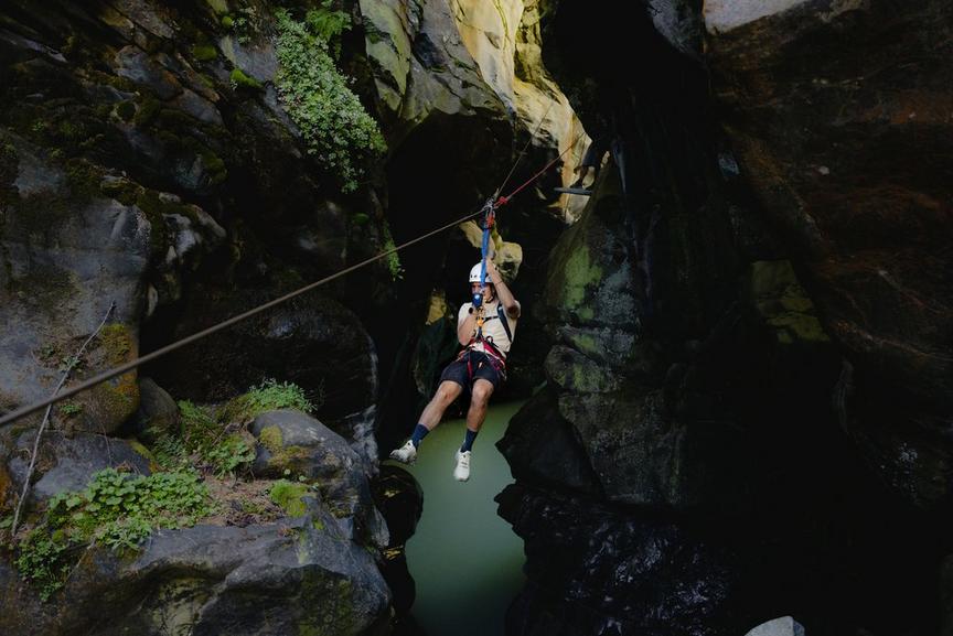Gorge Adventure—Dynamic Fixed-Rope Route with ZERMATTERS